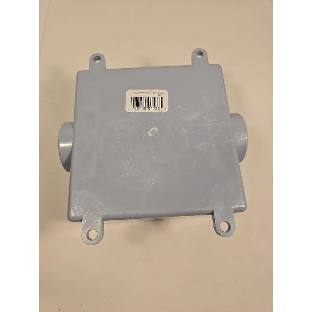 Cantex 5133371 Weatherproof‎ Electrical Box 3/4